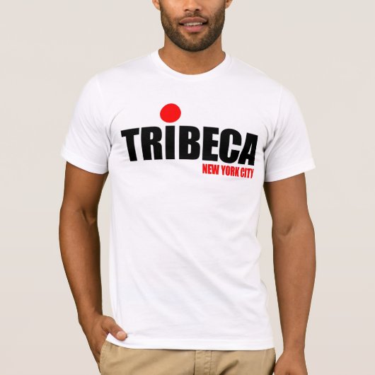 Tribeca NYCのロゴ Tシャツ (正面)