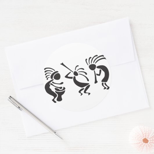 Tribes sticker  ラウンドシール (封筒)