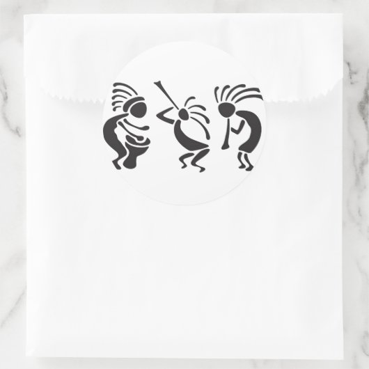 Tribes sticker  ラウンドシール (バッグ)