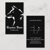 TribeWolfホワイト 名刺 (正面/裏面)