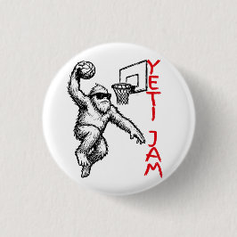 Triblenda Basketball Slam Abominable Snowman 缶バッジ