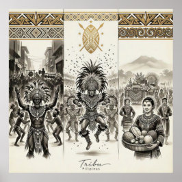 Tribu-Ati-Atihan · Dinagyang · Kadayawan ポスター