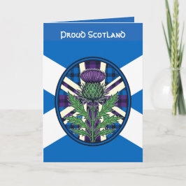 Tribute to Scotland and St Andrew’s Day カード