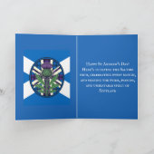 Tribute to Scotland and St Andrew’s Day カード (内部)