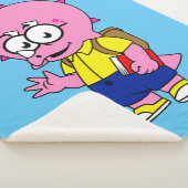 Triceratopsおたくとバックパックと教科書。 シェルパブランケット (3/4)