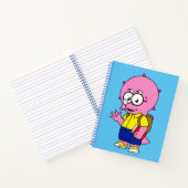 Triceratopsおたくとバックパックと教科書。 ノートブック (内部)