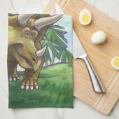 Triceratopsギフト&アクセサリー キッチンタオル (四つ折り)