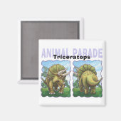 Triceratopsギフト&アクセサリー マグネット (正面/裏面)