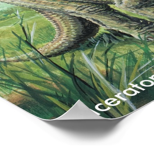 Triceratopsポスター ポスター (角)