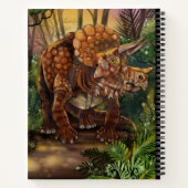 Triceratops Forest sketchbook ノートブック (裏面)