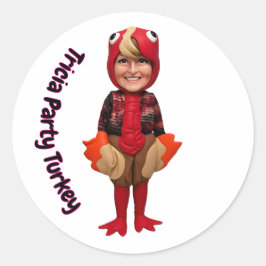 Tricia Party Sticker Sheet ラウンドシール