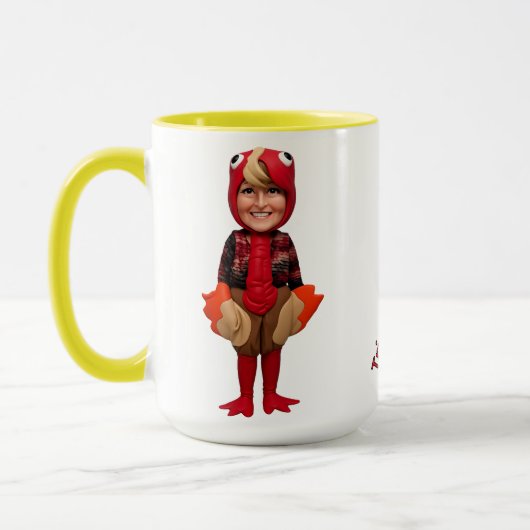 Tricia Party Turkey Mug マグカップ (左)