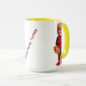 Tricia Party Turkey Mug マグカップ (正面右)