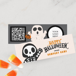 TrickまたはTreat Halloween Ghostlyゲストありがとう スキニー名刺