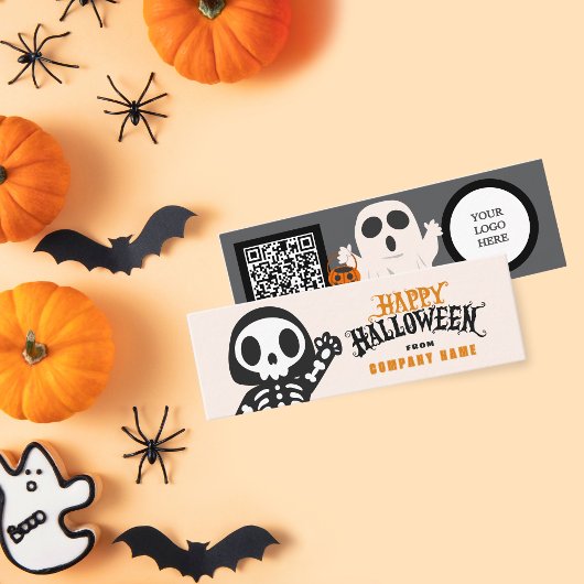 TrickまたはTreat Halloween Ghostlyゲストありがとう スキニー名刺