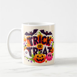 TRICKまたはTREAT Mag コーヒーマグカップ
