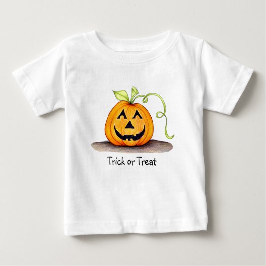 TrickまたはTreat Toddler Shirt ベビーTシャツ (正面)