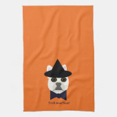 Trick and Treat Dog キッチンタオル (縦)