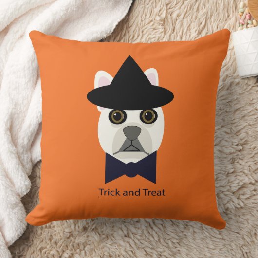 TRICK AND TREAT FRENCHIE クッション (ブランケット)