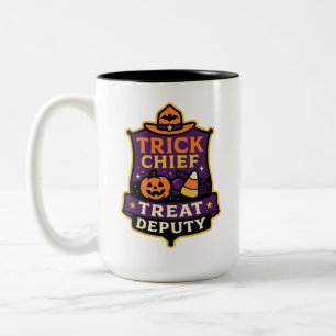 Trick Chief, Treat Deputy ハロウィン ツートーンマグカップ
