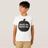 Trick Me Treat Me、白黒Tシャツ Tシャツ (正面フル)