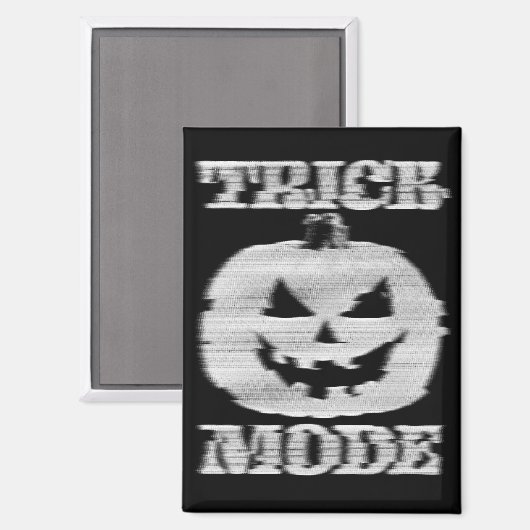 Trick Mode Glitchy Pumpkin マグネット (正面/裏面)
