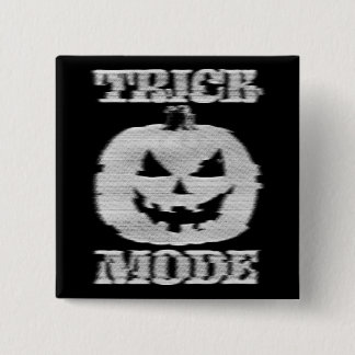 Trick Mode Glitchy Pumpkin 缶バッジ
