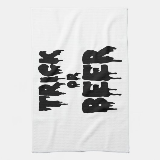 trick or beer キッチンタオル (縦)