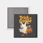 Trick or Goose Halloween Goose マグネット (正面/裏面)