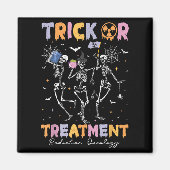 Trick Or Halloween Radiation Oncology Rad Therapy  マグネット (正面)
