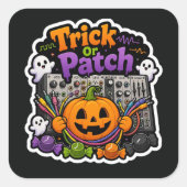 Trick Or Patch – Halloween Modular Synth スクエアシール (正面)