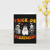 Trick Or Pt Physical Therapy Therast Halloween カード (黄色い花)
