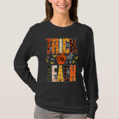 Trick Or Teach Cute Halloween Teacher Tシャツ (正面)