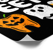 Trick Or Teeth Halloween Funny Dental Dentist Men  ポスター (角)