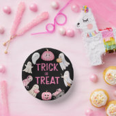 Trick Or Three Halloween Ghost 3rd Birthday Party ペーパーボウル (パーティー)