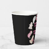 Trick Or Three Halloween Ghost 3rd Birthday Party 紙コップ (右)