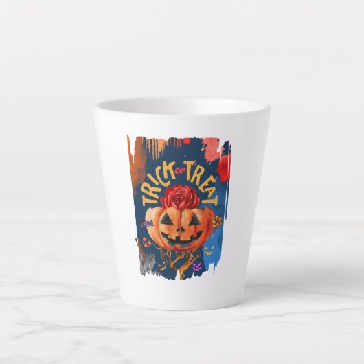 Trick or Treat カフェラテマグ (正面)