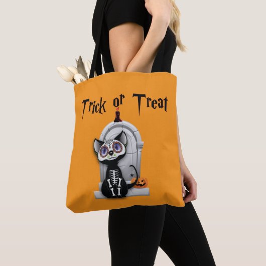 Trick or Treat トートバッグ (クローズアップ)