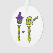 “Trick or Treat Boo!” Funny Halloween Ornament オーナメント (正面)