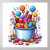 Trick-or-Treat Candy Bucket ポスター (正面)