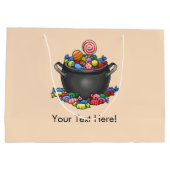 Trick or Treat Candy Cauldron ラージペーパーバッグ (裏面)