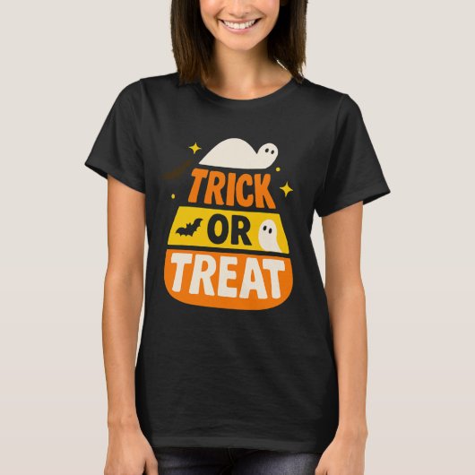 Trick or Treat Candy Corn Tシャツ (正面)