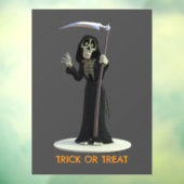 Trick or Treat. Cartoon Grim Reaper ウィンドウサイン (シート3)