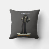 Trick or Treat. Cartoon Grim Reaper クッション (裏面)