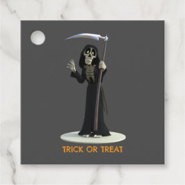 Trick or Treat. Cartoon Grim Reaper フェイバータグ