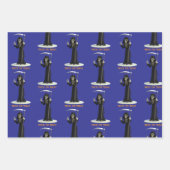 Trick or Treat. Cartoon Grim Reaper ラッピングペーパーシート (正面2)