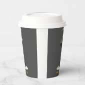 Trick or Treat. Cartoon Grim Reaper 紙コップ (左)