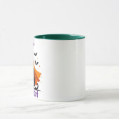 Trick or Treat Cat Halloween Design Mug マグカップ (中央)