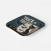 Trick or treat chat noir ペーパープレート (傾斜あり)