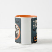 Trick or treat chat noir マグカップ (中央)